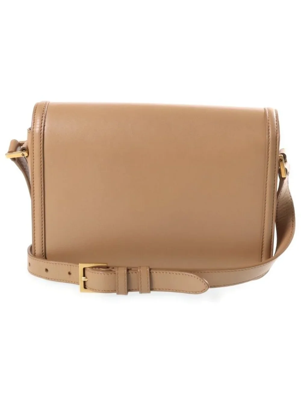 Saint Laurent Paris Solferino Medium Shoulder Bag Calfskin Brown